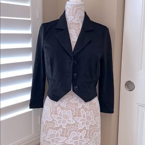 Crop blazer, 3/4 sleeves